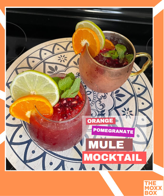 Shake Up the Holidays with an Orange Pomegranate Mule